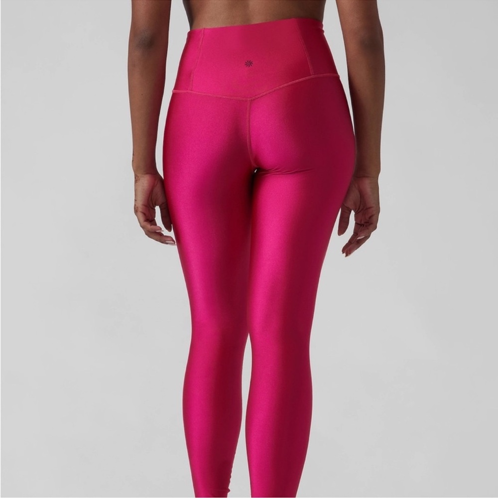Athleta Pink Elation Shine Leggings